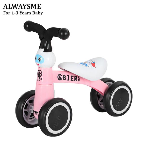 

jaycreer baby walker balance bike with 4 wheels for ages 12-36 months
