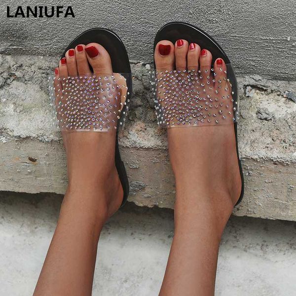 

women slippers women female open toe flats casual slides sandals woman indoor outdoor beach flip flops shoes woman shoes mujer, Black
