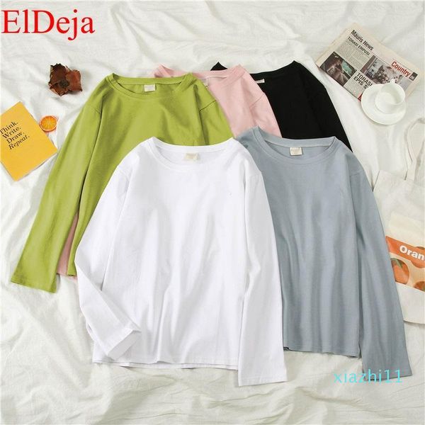 

t korean clothes long sleeve shirt women plus size xxl autumn fall white black tee cotton 2019 casual yellow feminina