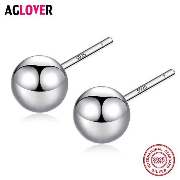 

aglover 100% 925 sterling silver stud earrings fashion mini beads glamour woman / girl stud earrings wedding jewelry gifts, Golden;silver