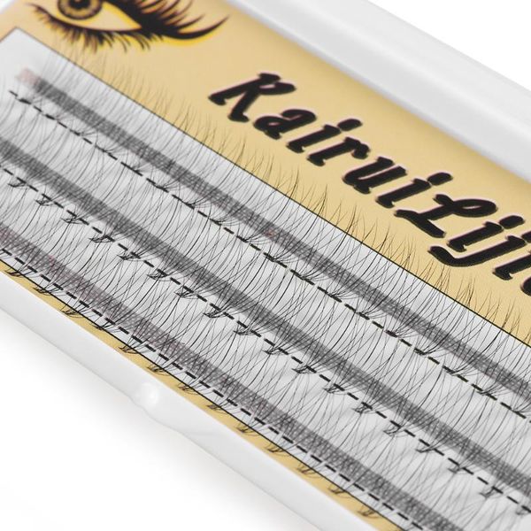 

false eyelashes 0.05 c 60 stands individual flare cluster extension 10d 20d soft natural long handmade semi permanent lashes