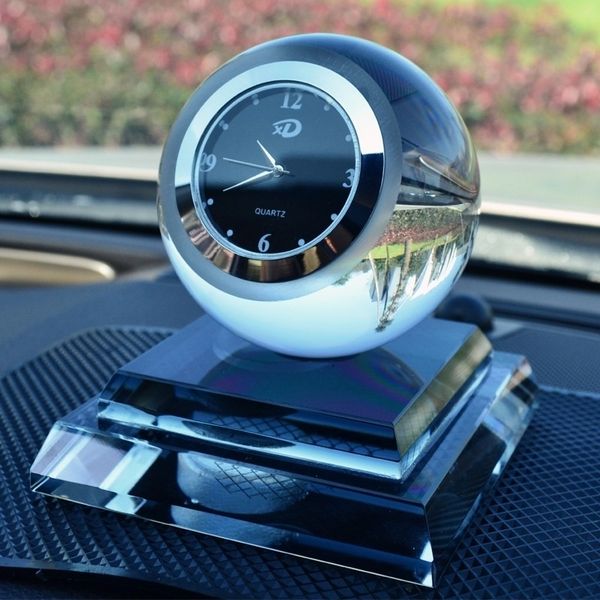 

crystal car perfume seat interior decoration air freshener bottle with watch