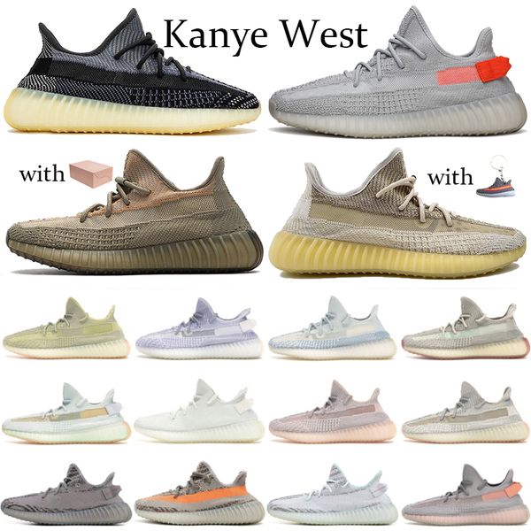 

kanye west v2 running shoes abez eliada cinder desert sage black statice reflective israfil asriel tail light men women sport sneakers