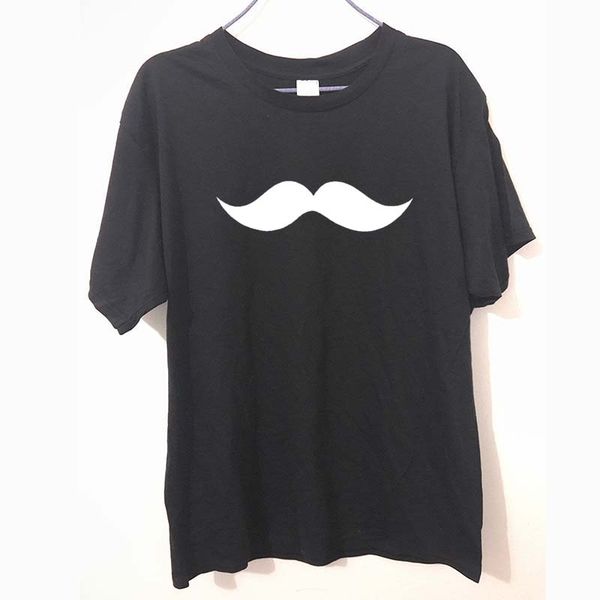 

casual tee shirts short sleeve t-shirt mustache hiphop t shirt funny moustache tshirt creative beard design t shirt