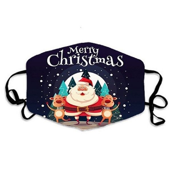 

black cute cartoon animal mask printed dustproof cycling winter thicken half face mouth mask#568