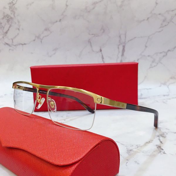 

4567598 Fashion New Women Sunglasses Plate Metal Combination Frame Glasses Simple atmosphere Style Top Quality Eyewear UV400 Protection