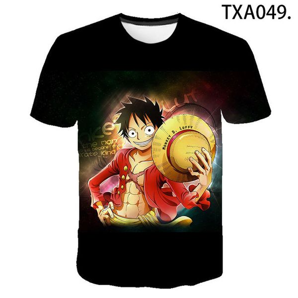 

anime one piece new boy girl cool 3d print shirts anime funny comics men clothing