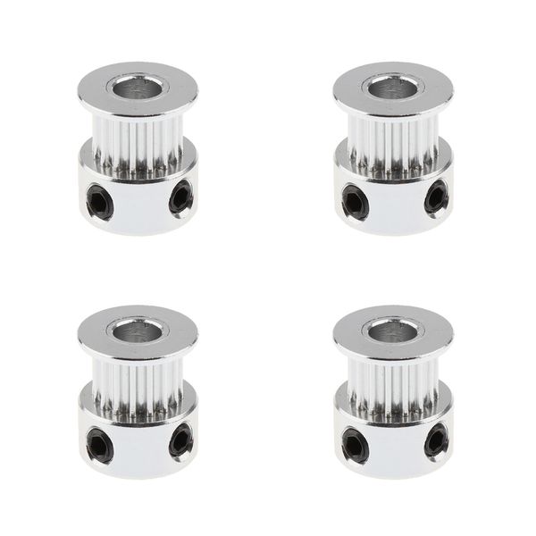 

4 pieces 2gt-16t timing pulley belt gear wheel 5mm bore for 6mm width belt