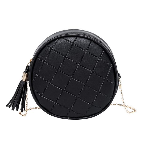 

2020 women's shoulder tassels small round bag chain messager bag phone coin purse crossbody hobos #20