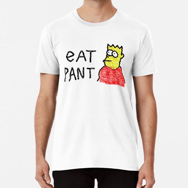 

eat pant t shirt meme funny yellow red white cool summer winter fall spring
