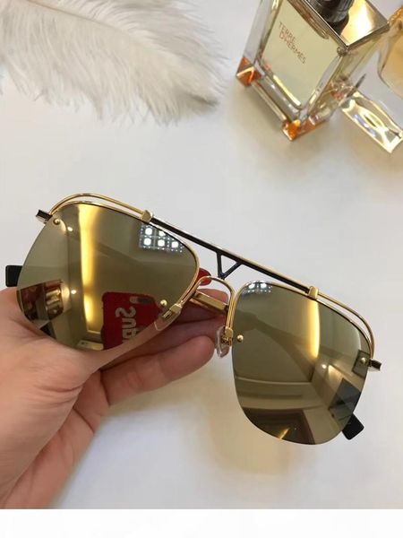 

selling style 2335 pilots frameless frame exquisite handmade designer brand sunglasses anti-uv protection drive sunglasses, White;black