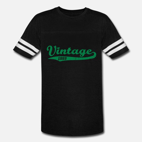 

vintage 1989 t shirt men create cotton plus size 3xl standard cute breathable summer style family shirt