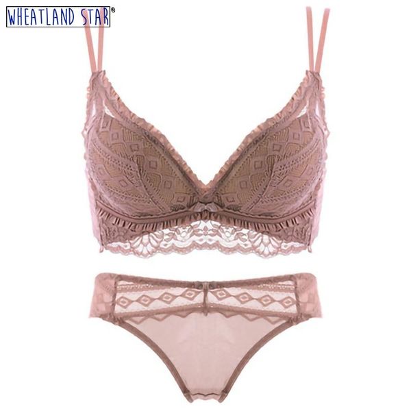 

lingerie femme push up bra and panty set female kit criss cross bra adjusted straps lace lingerie set women's intimates, Red;black