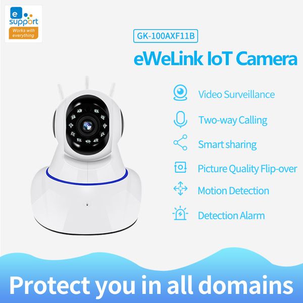 

ewelink app камеры смарт като hd камеры reomotely просмотр като hd 720p smart wireless wifi ip видеонаблюдения главная ночного видения