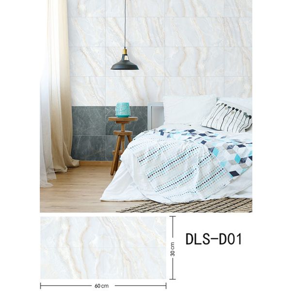 

bathroom self adhesive thick toilet wall sticker diy 3d marble home decorative