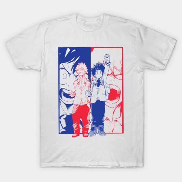 

men anime t-shirt deku kacchan tshirt women t shirt summer cotton o-neck short sleeve tees hip hop harajuku