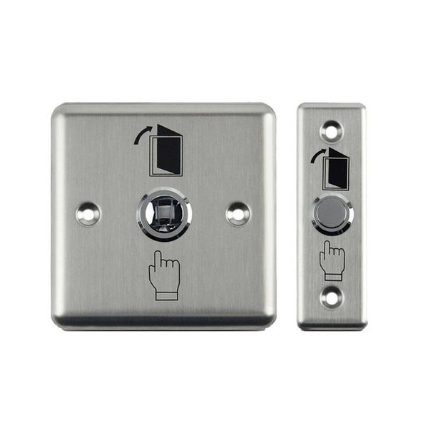

new metal door exit button stainless steel switch push release alloy 86 for home access control lock system