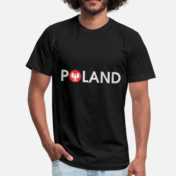 

poland t shirt men design 100% cotton o neck original cute new style spring autumn slim shirt