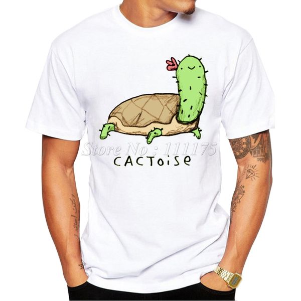 

2019 новый comic cactoise напечатанных мужская высокого качества тенниска прохладный tops hipster стиль casual футболку