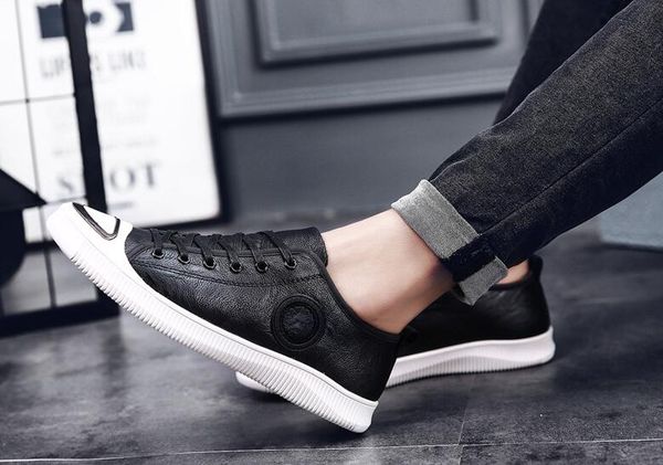 

shoes plus velvet board shoes black low to help keep warm men's leather formal for men sapato masculino social