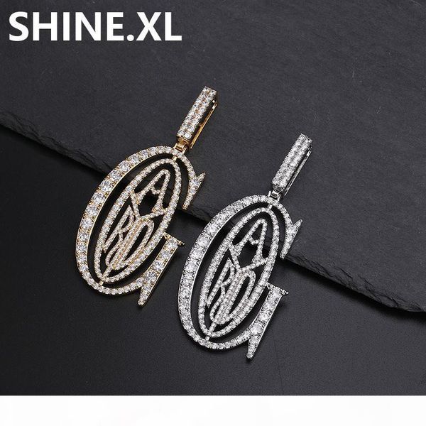 

luxury designer jewelry women charm necklace iced out zircon letter goaryd pendant necklace mens hip hop jewelry, Silver