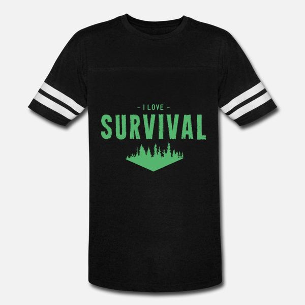 

survival bushcraft adventurer survive bushcrafting t shirt men design cotton plus size 3xl letter graphic humor spring trend shirt