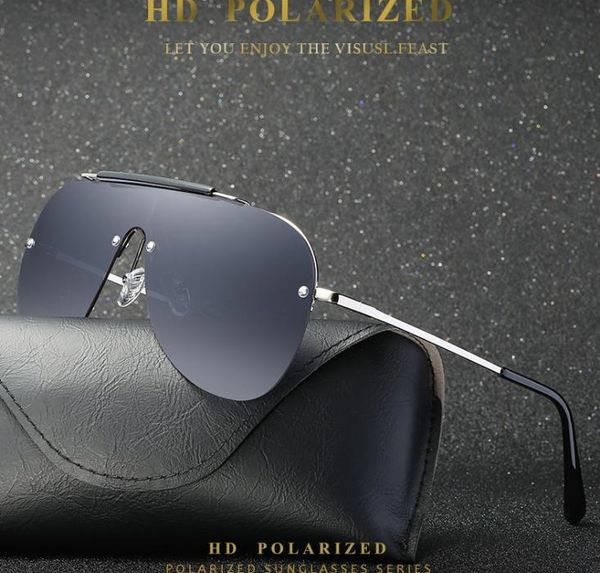 

New polarizing sunglasses for men and women classic sunglasses oversized frame driving personality