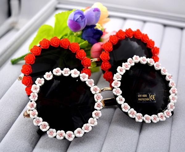 

sunglasses 2021 summer style women bohemia small flower boutique sun glasses female vacation party beach ladies, White;black