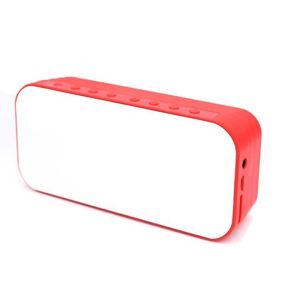 

cgjxsmini speaker portable bluetooth wireless speaker alarm clock subwoofer hands talk mode stereo bass bluetooth 5 .0 support for tran