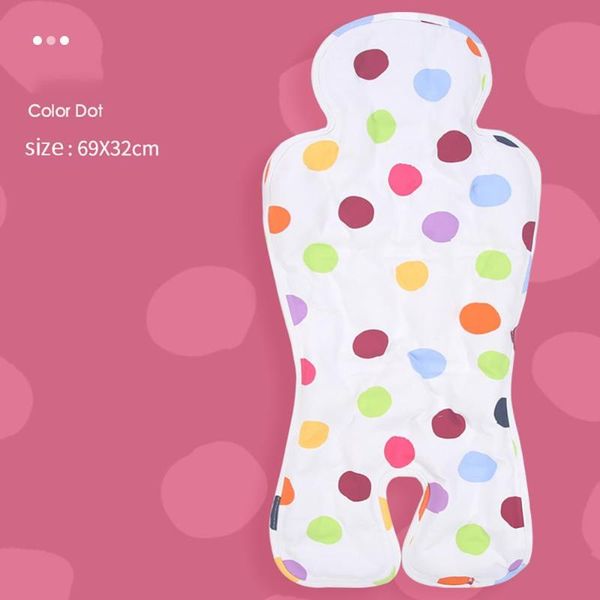 

cartoon animal print summer rattan cooling mat universal baby car seat stroller seat pad