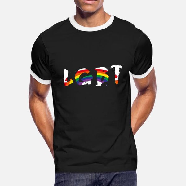 

lgbt lgbt t shirt men designer tee shirt round collar original interesting funny spring autumn pattern shirt
