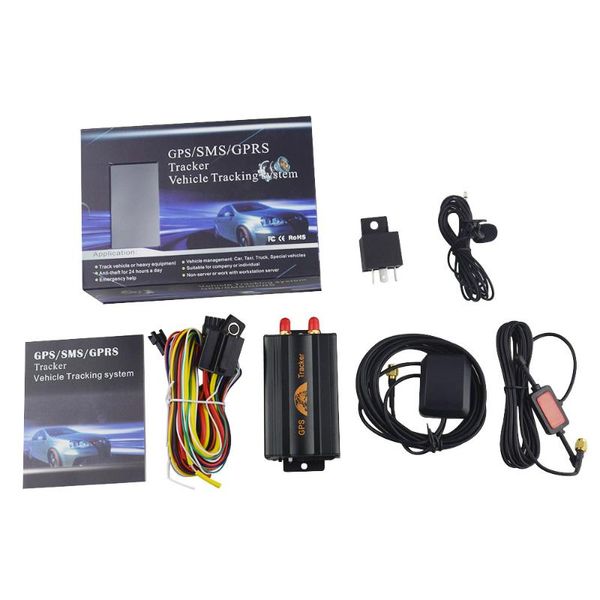 

multifunctional gps vehicle tracker gps103a+ tk103a+ gps+lbs dual tracking system data logging data load fuel alarm