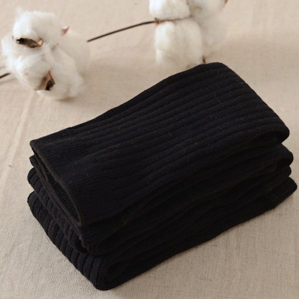 

kid чулки для девочек хлопка для новорожденных младенцев малышей новорожденных мальчиков твердого повседневного чулки дети зима теплого, Black;white