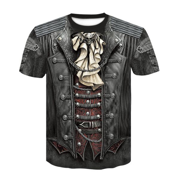 

summer fake two pieces fake suit black camisetas 3d print shirts kawaii graphic kawaii men clothing