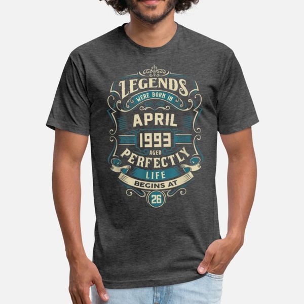 

retro vintage april 1993 birthday t shirt men print tee shirt s-xxxl outfit gift comical summer family shirt