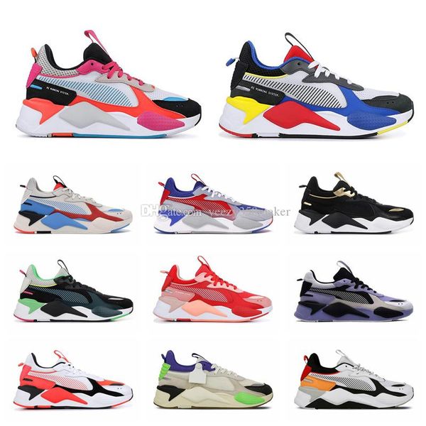 

heel rs-x reinvention toys transformers men women running shoes blue atoll bright peach mens trainers fashion sports sneakers size 36-44