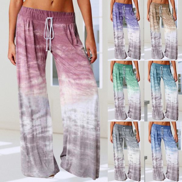 

loose wide leg vinatge trousers women autumn fitness sporting pants linen plus size pants casual long drawstring wide leg, Black;blue