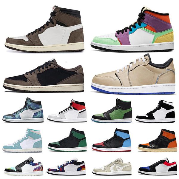 

мужские ботинки баскетбола jumpman1 travis скоттс top obsidian unc phantom turbo зеленый 1 backboard phantom gym red спорт тренера тапки обу
