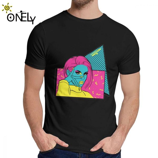 

stylish drag race katya zamo homme tee shirt summer cool man organic cotton camiseta o-neck