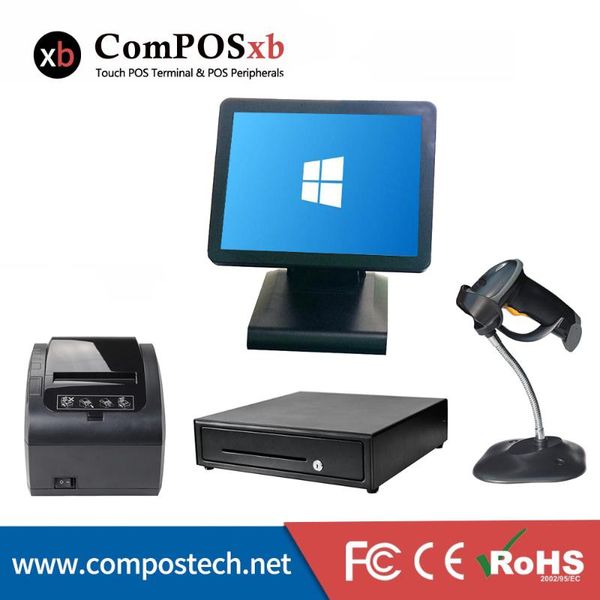 

selling terminal 15 inch cash register machine systems for restaurant machine all in one