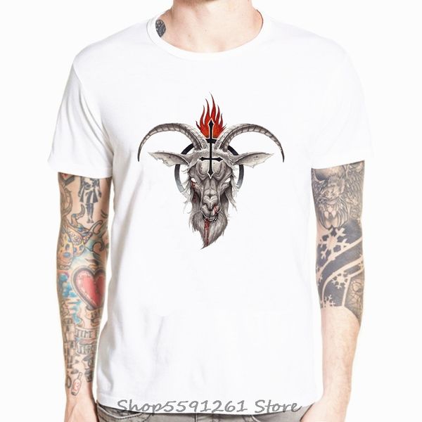 

men satan t shirt demon death scary evil hip hop satanism grim reaper evil t-shirt psychedelic horror casual tshirt