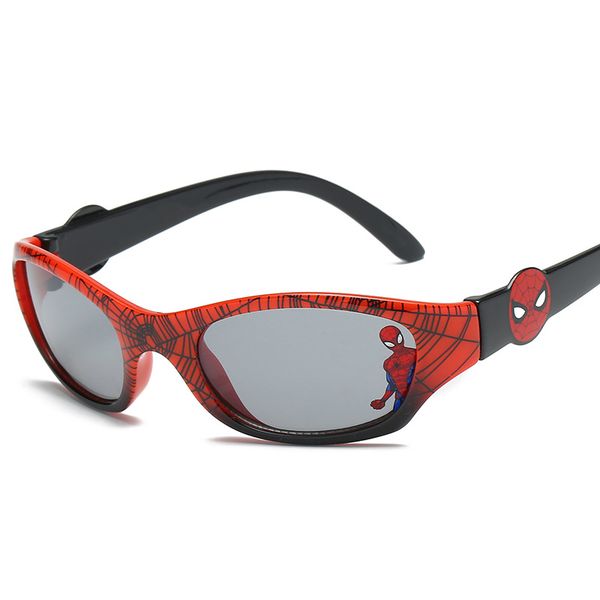 

sunglasses kilig spider pattern kids travel decoration anti-uv sun glasses for boys girls eyewear children oculos uv400 gift, White;black