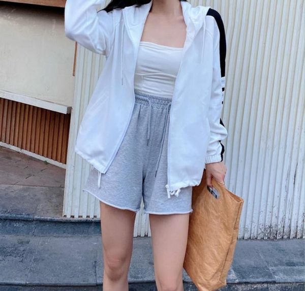 

hooded long sleeve jumper hooded zip-up harajuku hoodies for women clothesregular coat casual korean style sweatshir 57988, Black