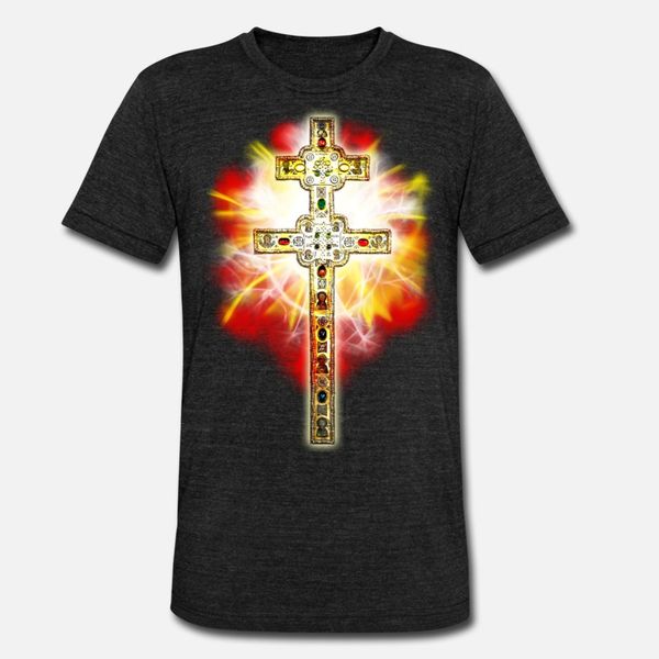 

cross gold jesus christ icon glow jesus christ t shirt men custom tee shirt s-3xl letter anti-wrinkle comical spring autumn letter shirt