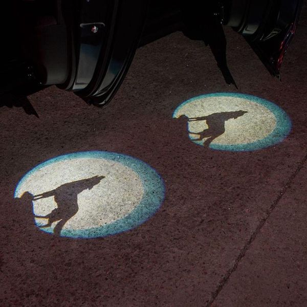

2pcs 12v wireless car door led welcome light ghost shadow lamp car door welcome laser projector logo lights
