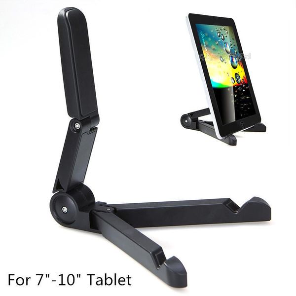 

cgjxsuniversal portable adjustable fold -up stand holder for smartphone andriod phone mobile tab tablet pc kindle dhl ing