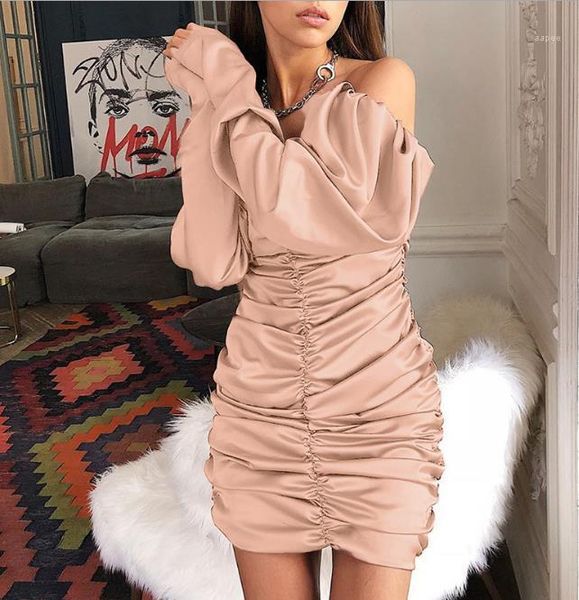 

neck long sleeve stacked dress slim mini dress female clothing 2020 womens designer dresses summer v, Black;gray