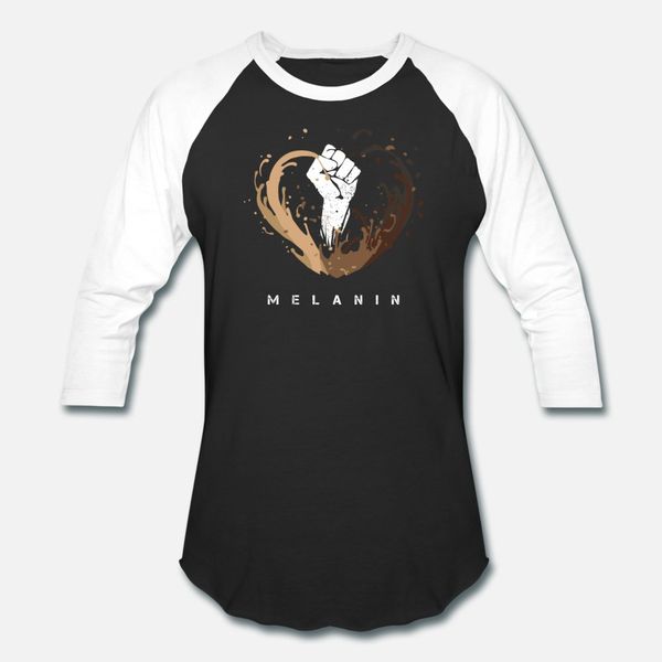 

melanin t shirt men customized 100% cotton o-neck fitness comical spring autumn pictures shirt