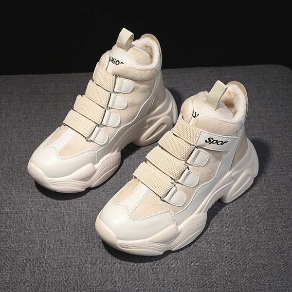 

leader show woman sneaker trend keep warm solf women sports shoes autumn walking plus velvet shoes 2020 zapatos mujer sneakers