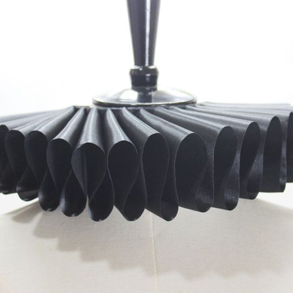 

neck ties womens victorian renaissance ruffled collar satin clown cosplay choker l4me, Blue;purple